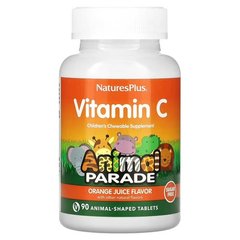 NaturesPlus Vitamin C (Sugar Free) 90 жевательных табл. Витамин С