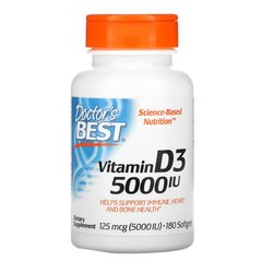 Doctor Best Vitamin D3 5000 IU 180 капс Витамин D