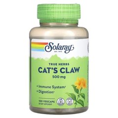 Solaray Cat's Claw Bark 500 mg 100 капс. Кошачий коготь