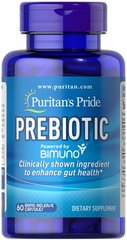 Puritan's Pride Prebiotic 60 капс. Пробиотики и пребиотики