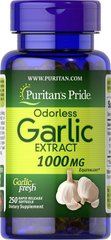 Puritan's Pride Odorless Garlic 1000 mg 250 капс. Чеснок