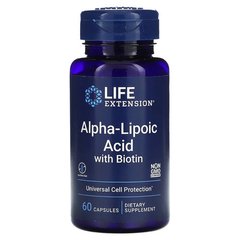 Life Extension Alpha-Lipoic Acid with Biotin 60 капс. Альфа-липоевая кислота