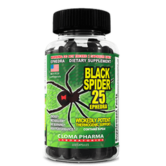 Black Spider 25 100 капсул Комплексные жиросжигатели