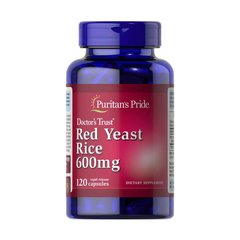 Puritan's Pride Red Yeast Rice 600 мг 120 капсул Рис крассный