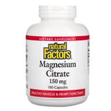 745 грн Магний Natural Factors Magnesium Citrate 180 капсул