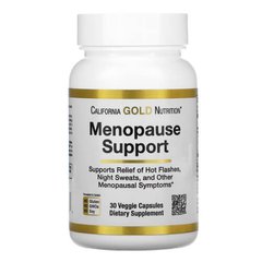 California Gold Nutrition Menopause Support 30 капсул Інші екстракти