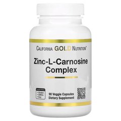 California Gold Nutrition Zinc-L-Carnosine 90 капс Цинк