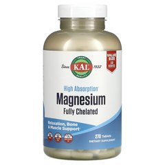KAL High Absorption Magnesium Fully Chelated 270 табл. Магний