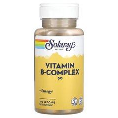 Solaray Vitamin B-Complex 50 mg 100 капсул Комплекс вітамінів групи В