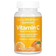 California Gold Nutrition Vitamin C Gummies 90 жевательных конфет Витамин С для детей