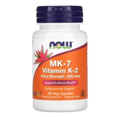 NOW MK-7 K2 300 мкг 60 капсул Витамин K