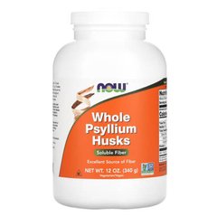 NOW Whole Psyllium Husk 340 грамм Подорожник (Псилиум)
