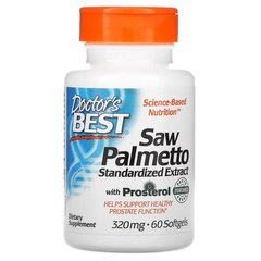 Doctor's Best Saw Palmetto with Prosterol 320 mg 60 капс. Со Пальметто