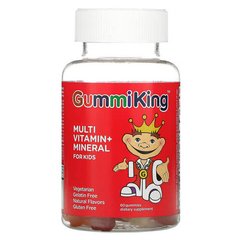 Gummi King Multi Vitamin + Mineral For Kids 60 жевательных конфет Комплекс мультивитаминов для детей
