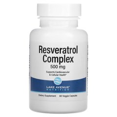 LAN Resveratrol Complex 500 mg 60 веганских капс. Ресвератрол