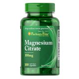 345 грн Магний Puritan's Pride Magnesium Citrate 100 mg 100 капсул