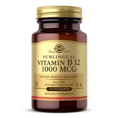 Solgar Sublingual Vitamin B12 1000 mcg 100 таб. Витамин B-12