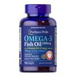 (Срок - 31.08.2024) Puritan's Pride Omega-3 Fish Oil plus Vitamin D3 90 капсул
