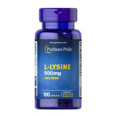 Puritan's Pride L-Lysine 500 mg 100 таб Лізин