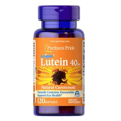 Puritan's Pride Lutein 40 mg with Zeaxanthin 120 капсул Лютеин