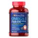 (Термін - 31.08.2024) Puritan's Pride Omega-3 Fish Oil plus Vitamin D3 90 капс