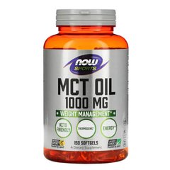 NOW MCT Oil 150 капсул Олія МСТ