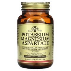 Solgar Potassium Magnesium Aspartate 90 капс. Минеральные комплексы
