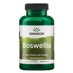 Swanson Boswellia 400 mg 100 капсул Босвелия