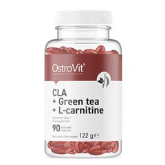 OstroVit CLA + Green Tea + L-Carnitine 90 капсул L-Карнитин