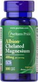 395 грн Магний Puritan's Pride Albion Chelated Magnesium 400 mg 100 табл.