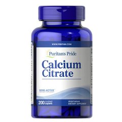 Puritan's Pride Calcium Citrate 200 mg 200 таб Кальций