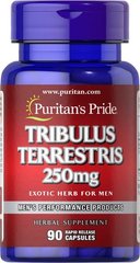 Puritan's Pride Tribulus Terrestris 250 mg 90 капсул Трібулус