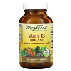 MegaFood Vitamin D3 1,000 IU 90 табл Витамин D