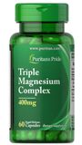 405 грн Магній Puritan's Pride Triple Magnesium Complex 400 mg 60 капсул