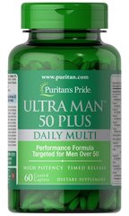 Puritan's Pride Ultra Man 50 Plus 120 табл. Витамины для возраста 50+