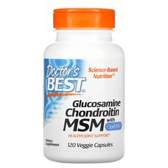 Doctor's Best Glucosamine Chondroitin MSM with OptiMSM 120 капс Глюкозамин и хондроитин