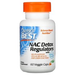 Doctor's Best NAC 600 mg 60 капсул NAC (N-ацетил-L-цистеїн)