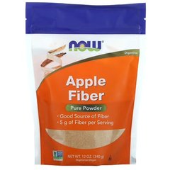 NOW Apple Fiber Pure Powder 340 грамм Яблочный пектин