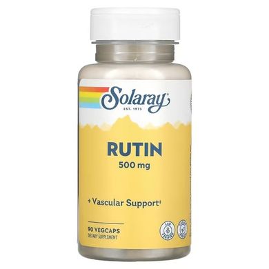 Solaray Rutin 500 mg 90 капсул Вітамін P