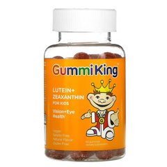GummiKing Lutein + Zeaxanthin for Kids 60 жевательных конфет Лютеин