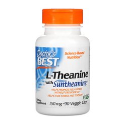 Doctor's Best L-Theanine with Suntheanine 150 мг 90 капсул Теанин