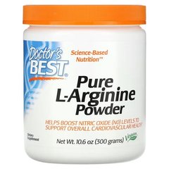 Doctor's Best Pure L-Arginine Powder 300 г Аргинин