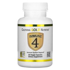 California Gold Nutrition Immune 4 60 капсул Поддержка иммунитета