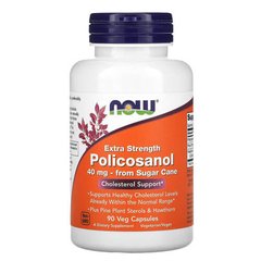 NOW Policosanol  40 mg 90 капс Полікозанол