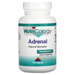 Nutricology Adrenal Natural Glandular 150 рослинних капсул Підтримка наднирників