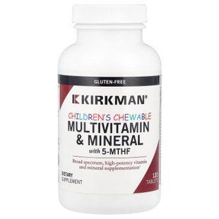 Kirkman Labs Children's Chewable Multivitamin & Mineral 120 tablets Мультивитамины для детей