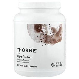 Thorne Plant Protein Chocolate 676 g Растительный протеин