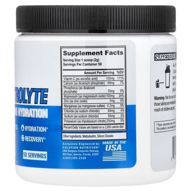 EVLution Electrolyte Volumizing Hydration 100 грам Ізотоніки