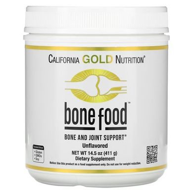 California Gold Nutrition Bone Food 411 g Глюкозамін і хондроїтін