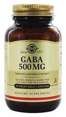 Solgar GABA 500 мг 50 капсул GABA